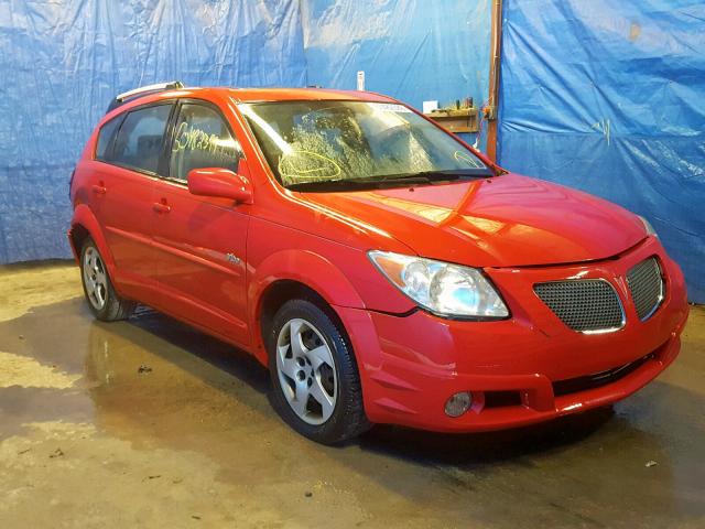 5Y2SL63875Z428087 - 2005 PONTIAC VIBE RED photo 1