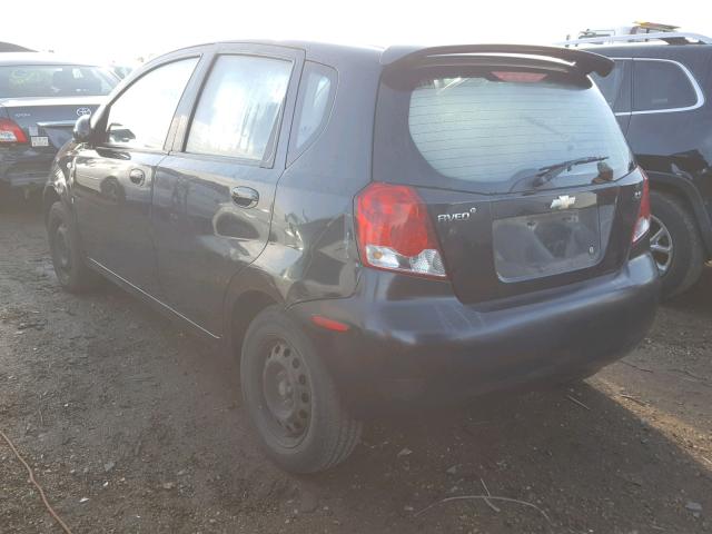 KL1TD66628B133673 - 2008 CHEVROLET AVEO BASE Qara foto 3