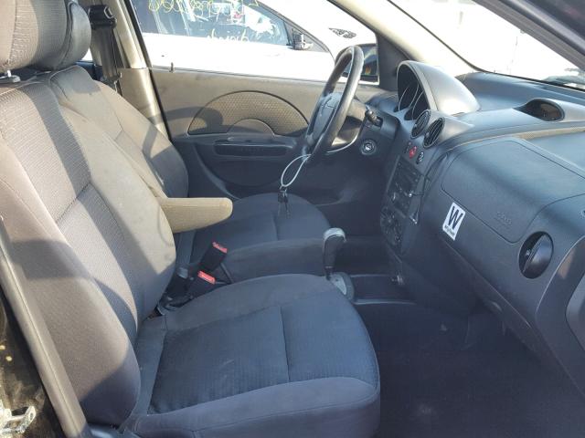 KL1TD66628B133673 - 2008 CHEVROLET AVEO BASE Qara foto 5