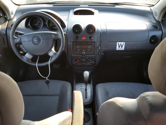 KL1TD66628B133673 - 2008 CHEVROLET AVEO BASE Qara foto 9