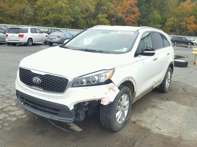 5XYPG4A36GG120741 - 2016 KIA SORENTO LX WHITE photo 2