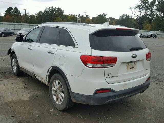 5XYPG4A36GG120741 - 2016 KIA SORENTO LX WHITE photo 3