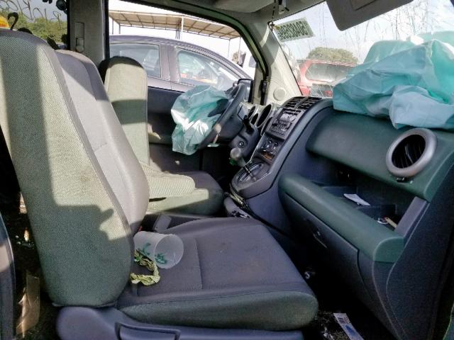 5J6YH28544L021391 - 2004 HONDA ELEMENT EX GREEN photo 5