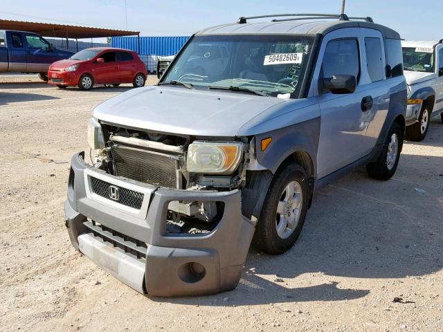 5J6YH18593L008368 - 2003 HONDA ELEMENT EX SILVER photo 2