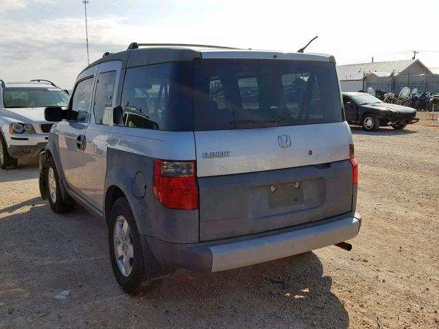 5J6YH18593L008368 - 2003 HONDA ELEMENT EX SILVER photo 3