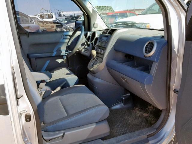 5J6YH18593L008368 - 2003 HONDA ELEMENT EX SILVER photo 5