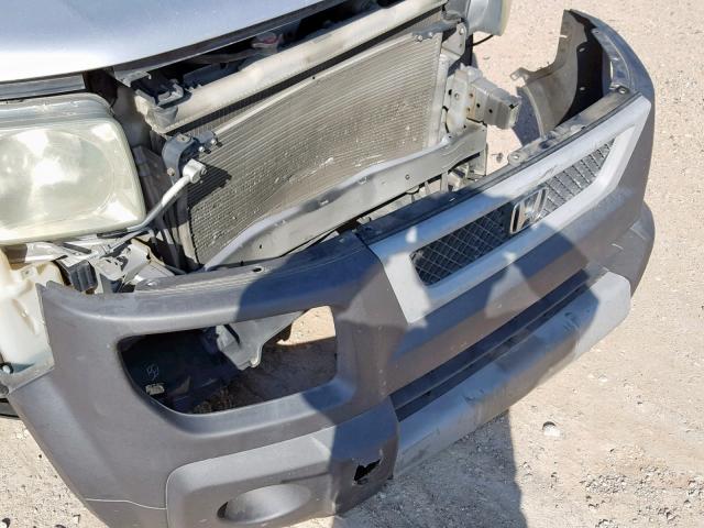 5J6YH18593L008368 - 2003 HONDA ELEMENT EX SILVER photo 9