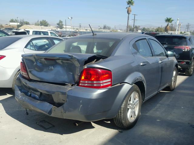 1B3CC1FB2AN204209 - 2010 DODGE AVENGER EX SILVER photo 4