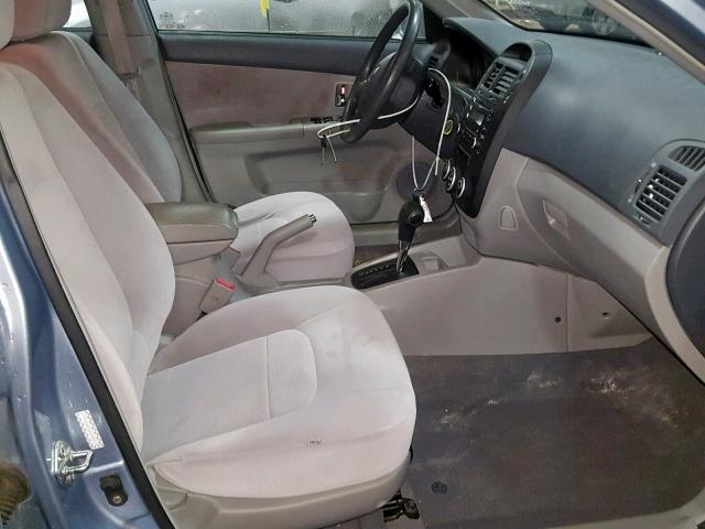 KNAFE121275473075 - 2007 KIA SPECTRA EX BLUE photo 5