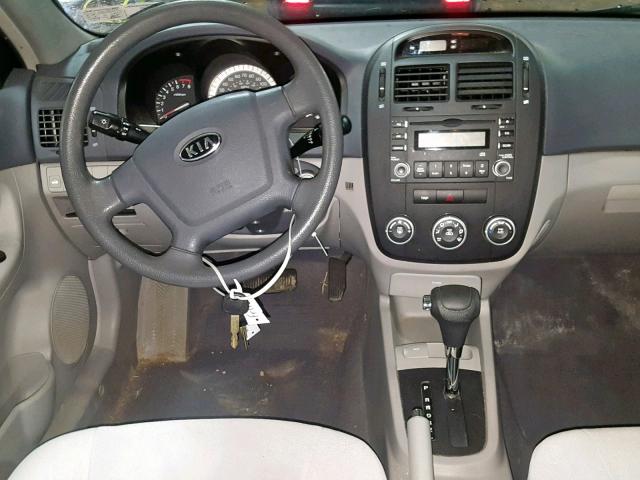 KNAFE121275473075 - 2007 KIA SPECTRA EX BLUE photo 9