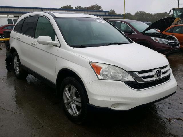 5J6RE3H70AL015216 - 2010 HONDA CR-V EXL WHITE photo 1