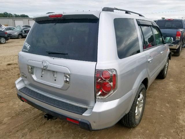 5FNYF282X8B004010 - 2008 HONDA PILOT VP SILVER photo 4