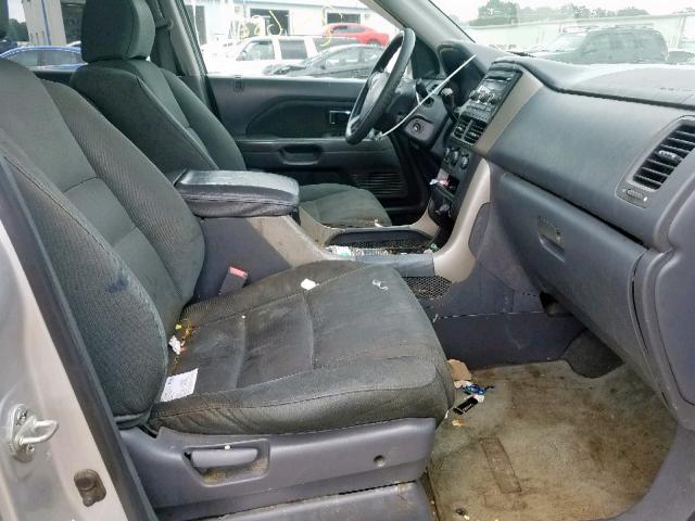 5FNYF282X8B004010 - 2008 HONDA PILOT VP SILVER photo 5