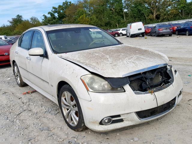 JNKBY01F39M750176 - 2009 INFINITI M45 WHITE photo 1