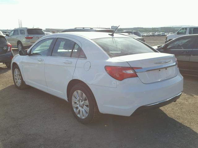 1C3CCBAB9EN212264 - 2014 CHRYSLER 200 LX WHITE photo 3