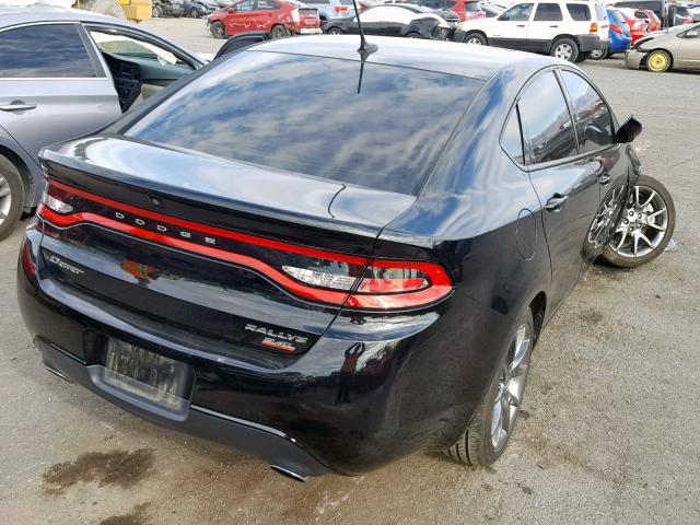 1C3CDFBB1ED667912 - 2014 DODGE DART SXT BLACK photo 4