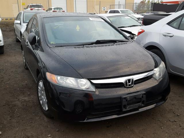 2HGFA16316H035392 - 2006 HONDA CIVIC DX V BLACK photo 1