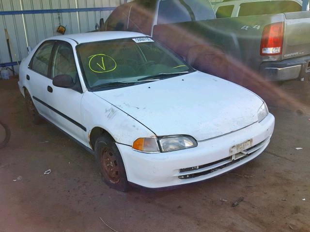 1HGEG8540PL044263 - 1993 HONDA CIVIC DX WHITE photo 1