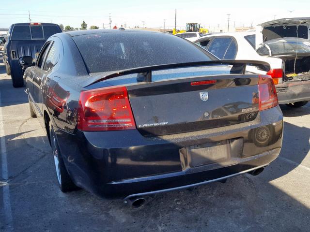 2B3LA73W26H510858 - 2006 DODGE CHARGER SR BLACK photo 3