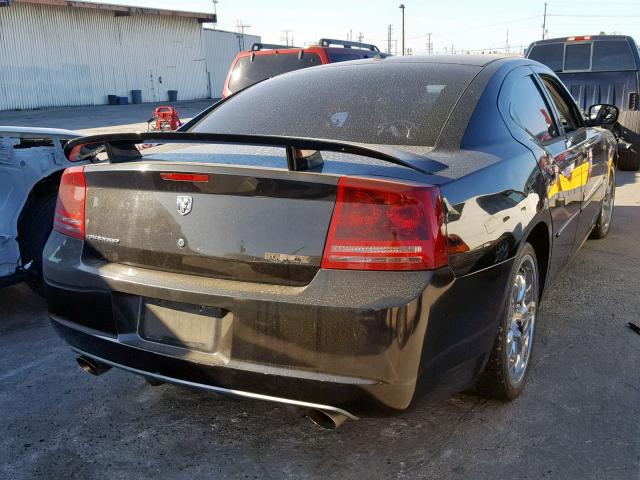 2B3LA73W26H510858 - 2006 DODGE CHARGER SR BLACK photo 4