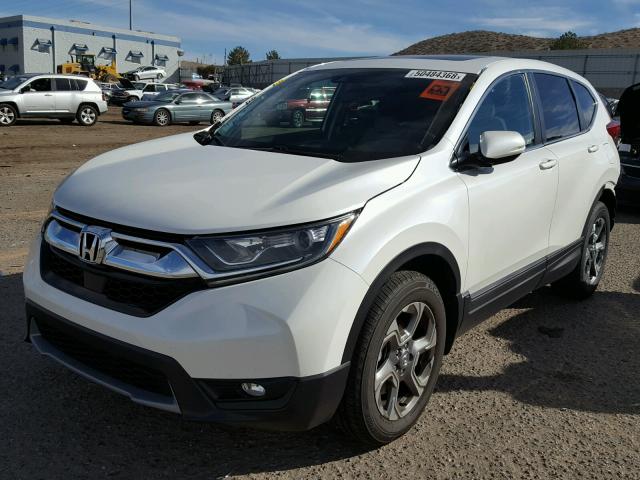 5J6RW2H89JL024058 - 2018 HONDA CR-V EXL WHITE photo 2