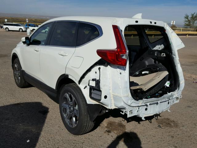 5J6RW2H89JL024058 - 2018 HONDA CR-V EXL WHITE photo 3