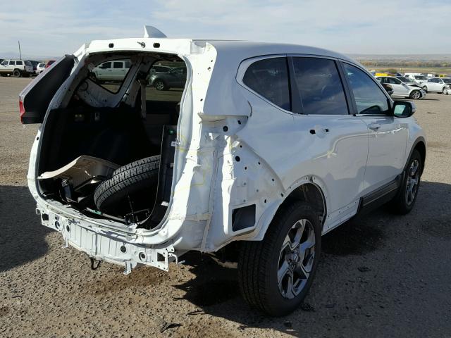 5J6RW2H89JL024058 - 2018 HONDA CR-V EXL WHITE photo 4