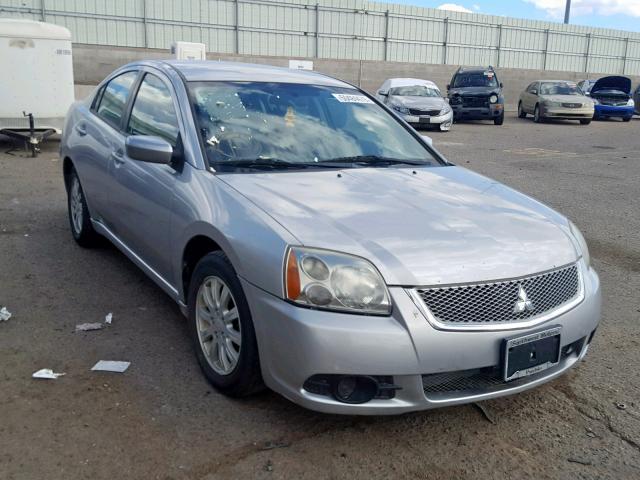 4A32B2FFXCE019072 - 2012 MITSUBISHI GALANT FE SILVER photo 1