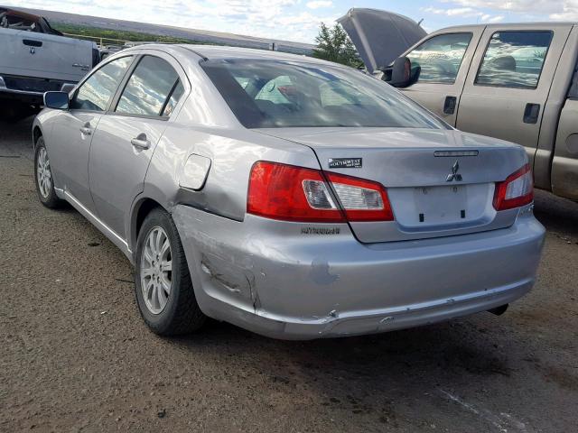 4A32B2FFXCE019072 - 2012 MITSUBISHI GALANT FE SILVER photo 3