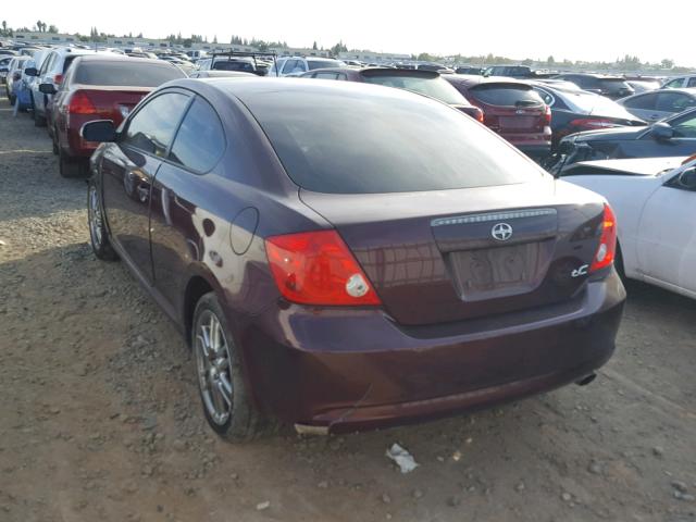 JTKDE177150046156 - 2005 TOYOTA SCION TC ბურგუნდია ფოტო 3