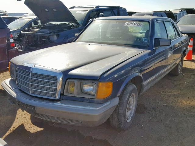 WDBCA32DXFA125665 - 1985 MERCEDES-BENZ 380 SE BLUE photo 2