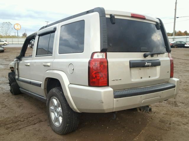 1J8HG48K07C619310 - 2007 JEEP COMMANDER SILVER photo 3