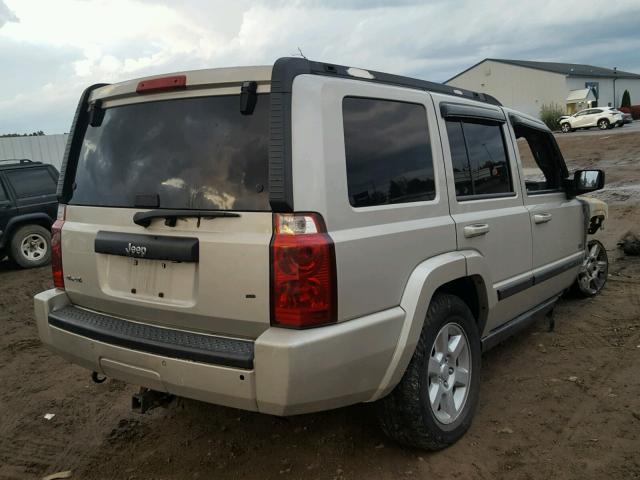 1J8HG48K07C619310 - 2007 JEEP COMMANDER SILVER photo 4