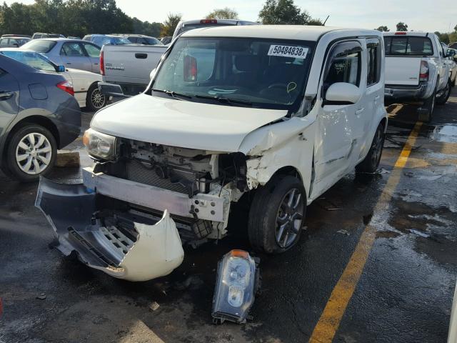 JN8AZ28R59T103326 - 2009 NISSAN CUBE BASE WHITE photo 2