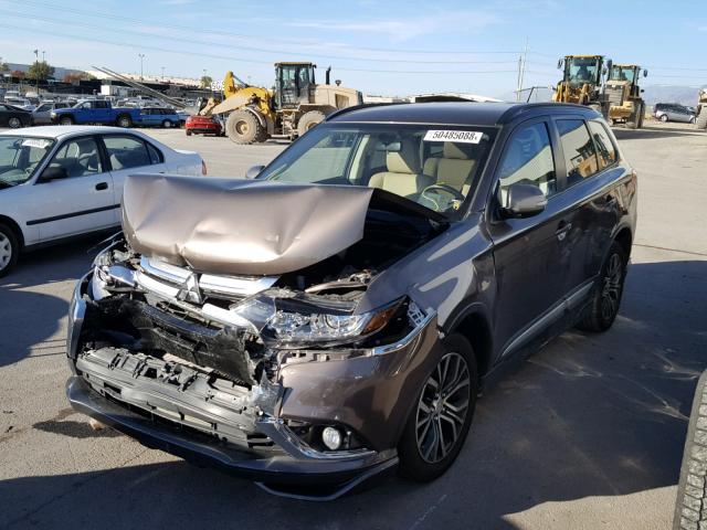 JA4AZ3A31GZ018950 - 2016 MITSUBISHI OUTLANDER BROWN photo 2