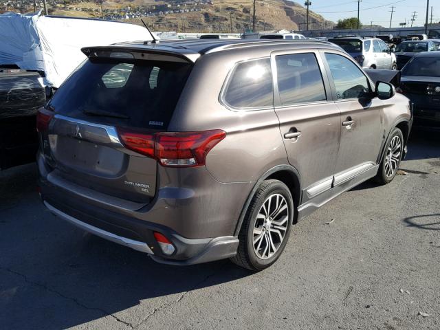 JA4AZ3A31GZ018950 - 2016 MITSUBISHI OUTLANDER BROWN photo 4