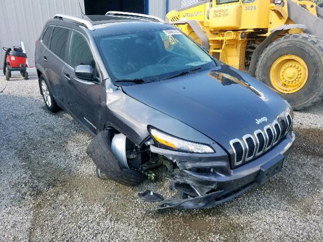 1C4PJLCBXFW782713 - 2015 JEEP CHEROKEE L BLUE photo 1