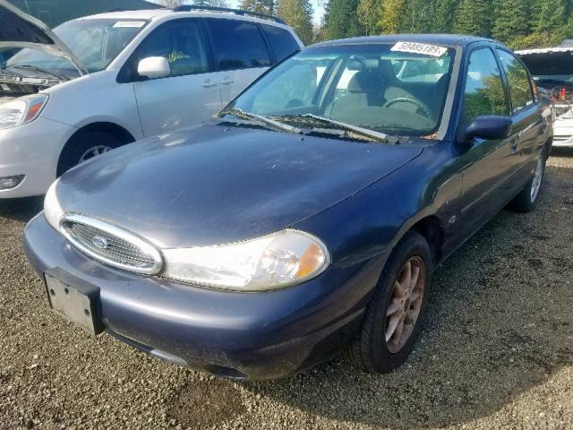 1FAFP66L8YK125814 - 2000 FORD CONTOUR SE BLUE photo 2