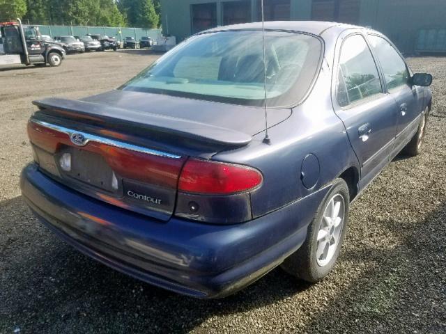 1FAFP66L8YK125814 - 2000 FORD CONTOUR SE BLUE photo 4