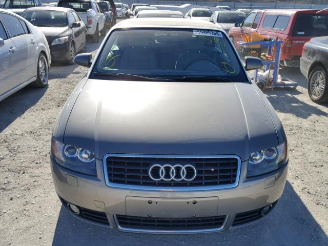 WAUAC48H66K006148 - 2006 AUDI A4 1.8 CAB BROWN photo 9