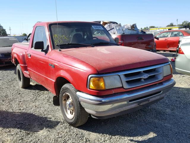 1FTCR10A6VPB52865 - 1997 FORD RANGER RED photo 1