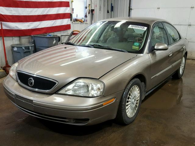 1MEFM50U52A649464 - 2002 MERCURY SABLE GS GOLD photo 2