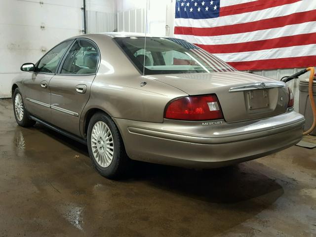 1MEFM50U52A649464 - 2002 MERCURY SABLE GS GOLD photo 3