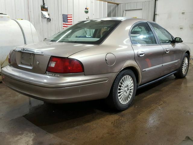 1MEFM50U52A649464 - 2002 MERCURY SABLE GS GOLD photo 4