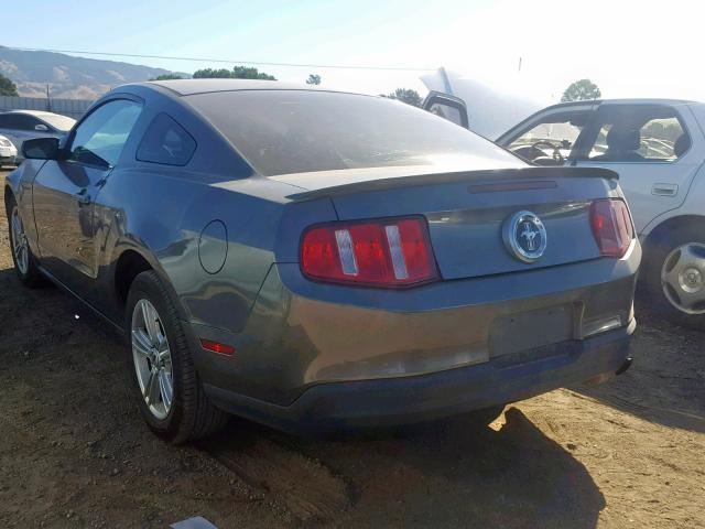1ZVBP8AN4A5162938 - 2010 FORD MUSTANG CHARCOAL photo 3