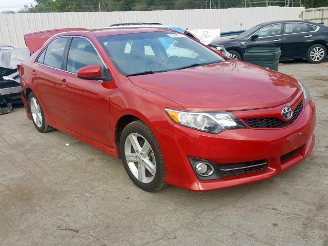 4T1BF1FK6CU593796 - 2012 TOYOTA CAMRY BASE RED photo 1