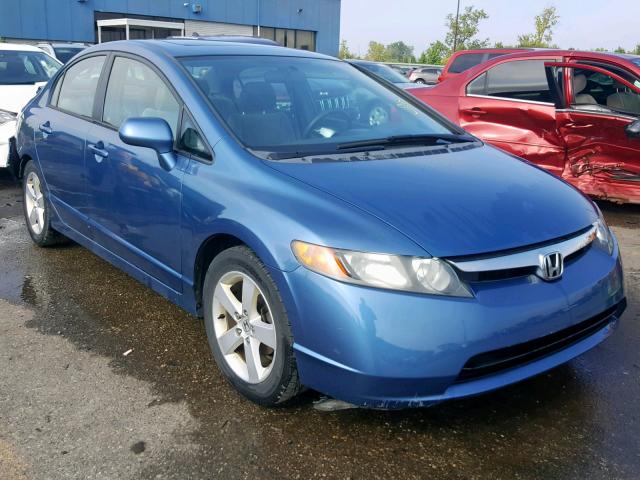 1HGFA15826L092829 - 2006 HONDA CIVIC EX BLUE photo 1