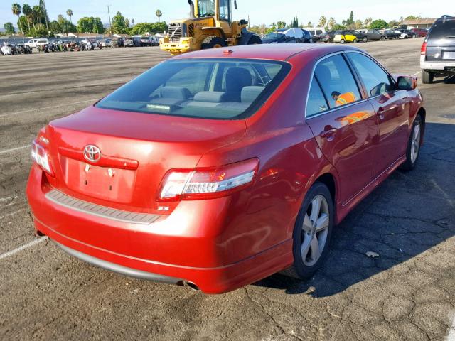 4T1BF3EK6AU089940 - 2010 TOYOTA CAMRY BASE RED photo 4