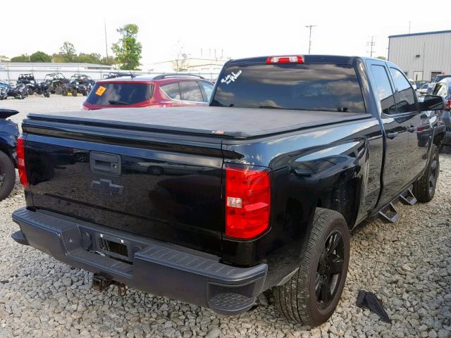 1GCVKPEH8FZ289690 - 2015 CHEVROLET SILVERADO BLACK photo 4