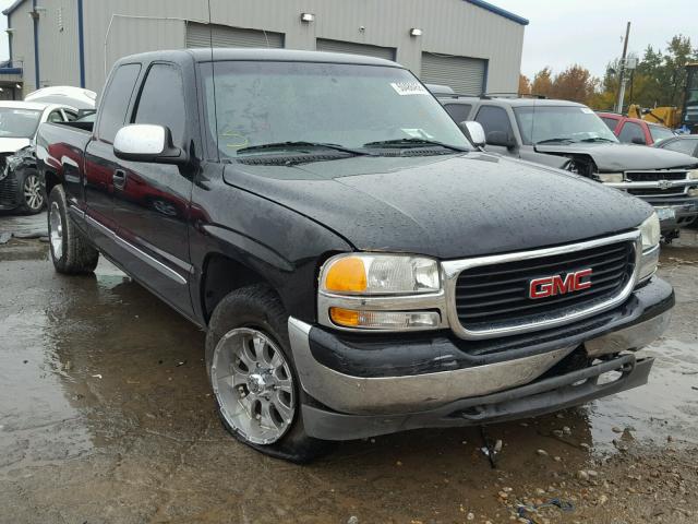 2GTEC19T021366421 - 2002 GMC NEW SIERRA BLACK photo 1